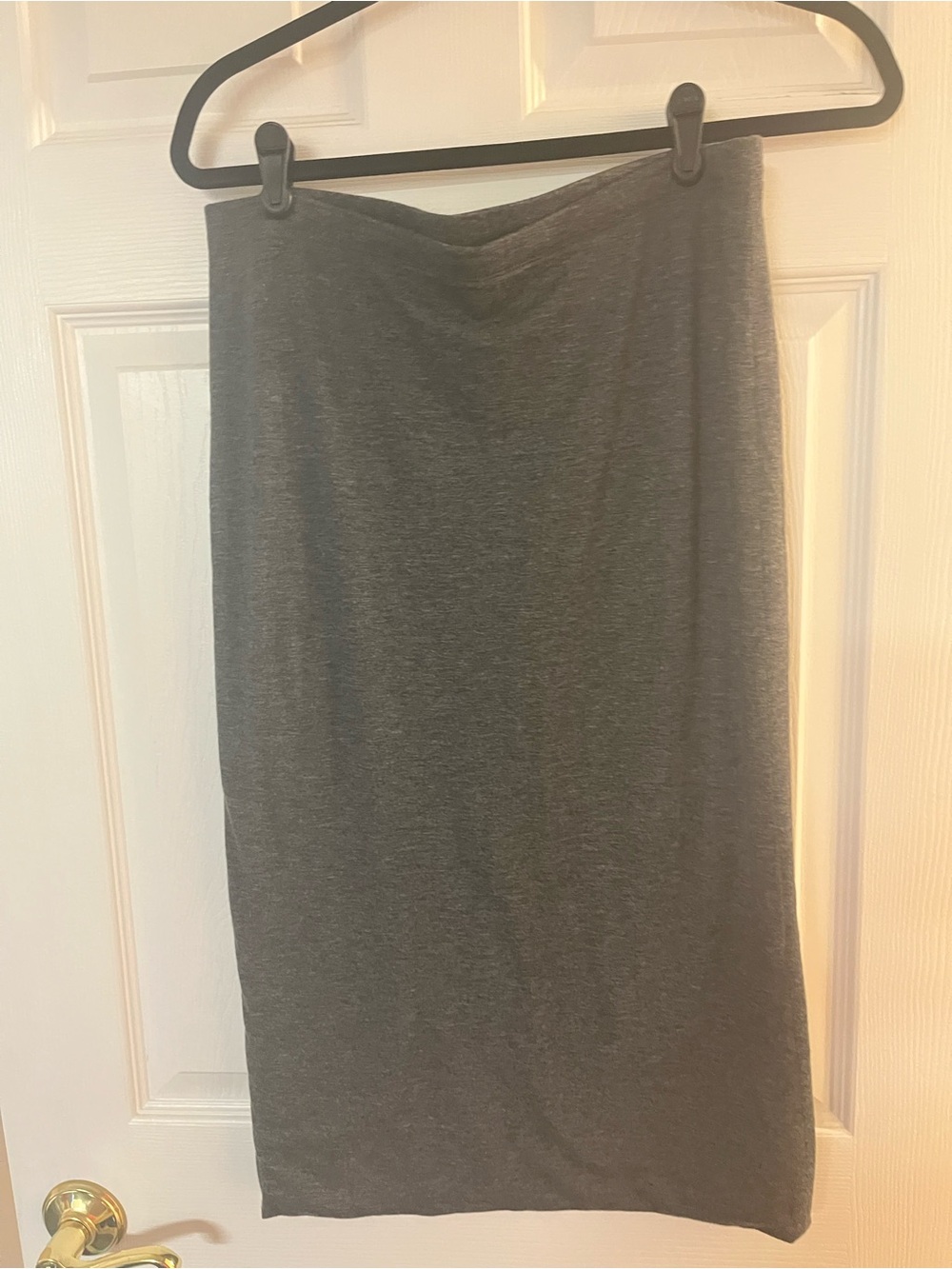 Express Charcoal Midi Pencil Skirt